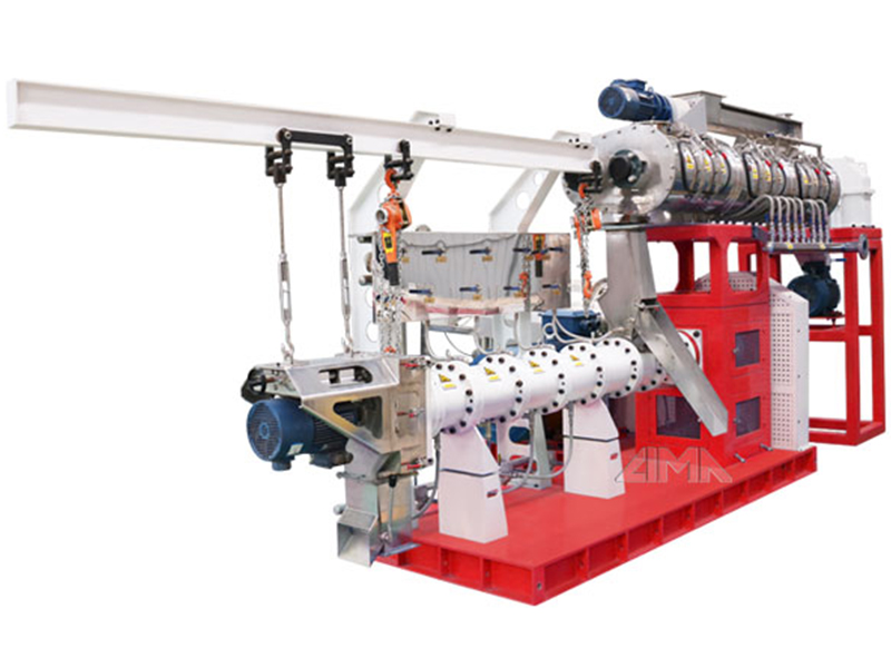 Floating Fish feed pellet machine By Wet Way
